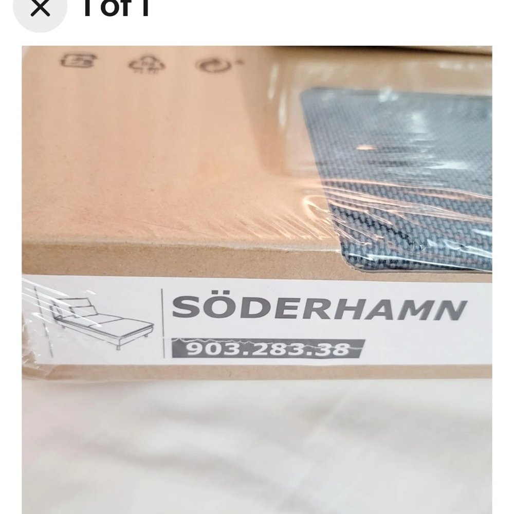 Ikea Soderhamn Chaise Cover Finnsta Turquoise 903.283.38